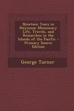 Cover of Nineteen Years in Polynesia