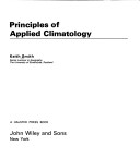 Book cover for Smith: Principles of Applied *Climatolog