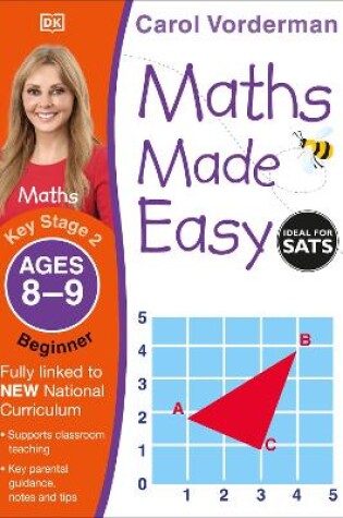 Cover of Maths Made Easy: Beginner, Ages 8-9 (Key Stage 2)