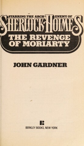 Book cover for Revenge of Moriarty