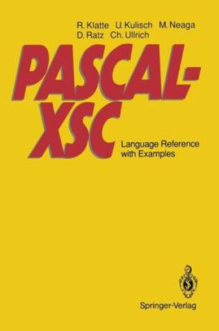 Cover of PASCAL-XSC