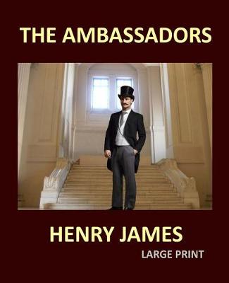 Book cover for THE AMBASSADORS HENRY JAMES Large Print