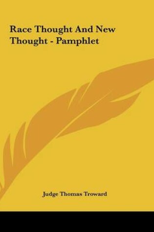 Cover of Race Thought And New Thought - Pamphlet