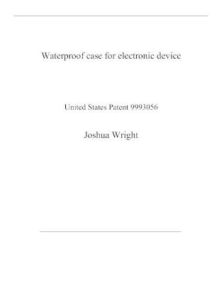 Book cover for Waterproof case for electronic device