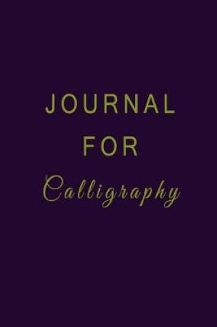 Cover of Journal For Calligraphy
