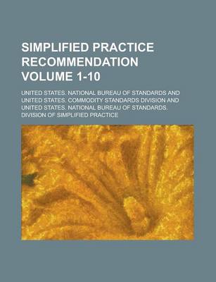 Book cover for Simplified Practice Recommendation Volume 1-10