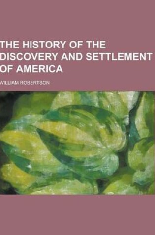 Cover of The History of the Discovery and Settlement of America