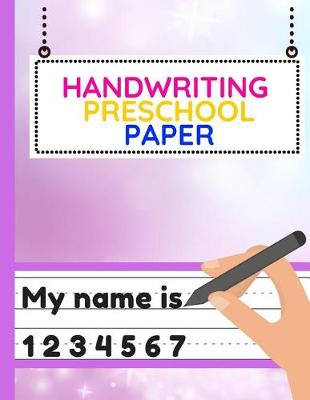 Book cover for Handwriting Preschool Paper