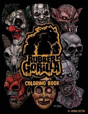 Book cover for Rubber Gorilla Adult Coloring Book