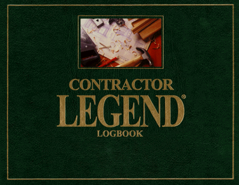 Book cover for Contractor Legend Logbook