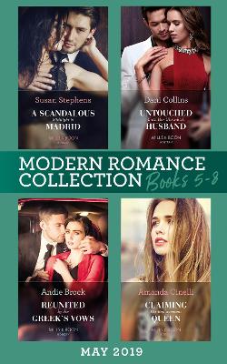 Book cover for Modern Romance June 2019 Books 5-8