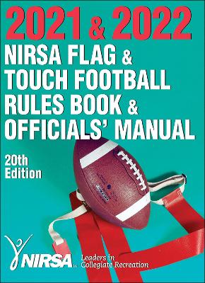 Book cover for 2021 & 2022 NIRSA Flag & Touch Football Rules Book & Officials' Manual