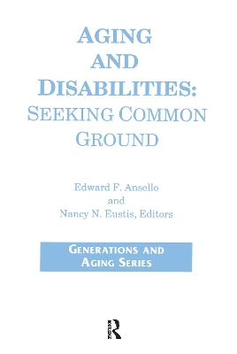 Cover of Aging and Disabilities