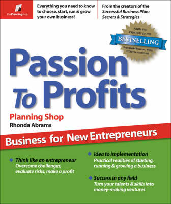 Book cover for Passion to Profits