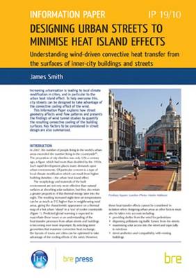 Book cover for Designing Urban Streets to Minimise Heat Island Effects