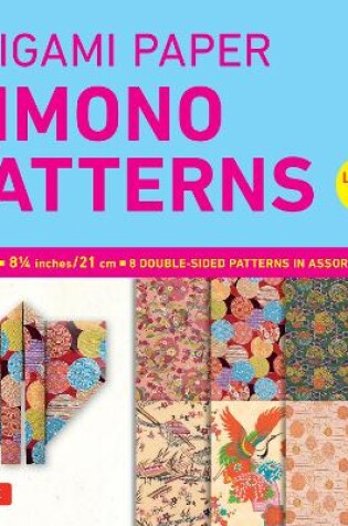 Cover of Origami Paper Kimono Patterns Large