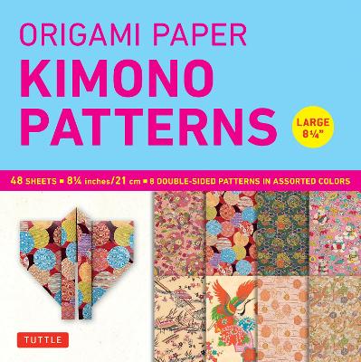 Book cover for Origami Paper Kimono Patterns Large