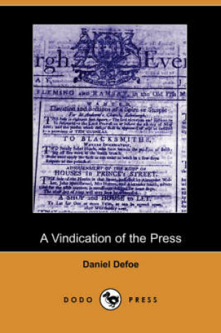 Cover of A Vindication of the Press