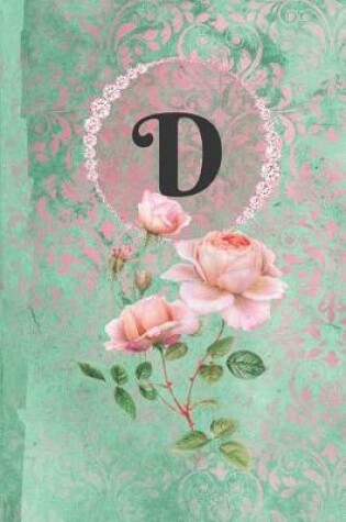 Cover of Personalized Monogrammed Letter D Journal