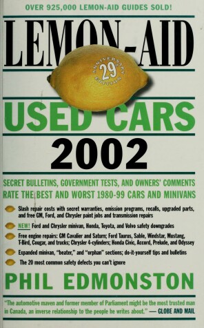 Book cover for Lemon-Aid Used Car Guide