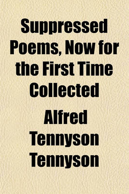 Book cover for Suppressed Poems, Now for the First Time Collected