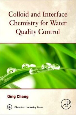 Cover of Colloid and Interface Chemistry for Water Quality Control