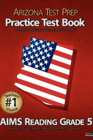 Cover of Arizona Test Prep Practice Test Book Aims Reading Grade 5