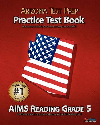 Book cover for Arizona Test Prep Practice Test Book Aims Reading Grade 5