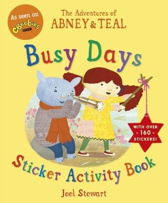 Cover of The Adventures of Abney & Teal: Busy Days Sticker Activity Book