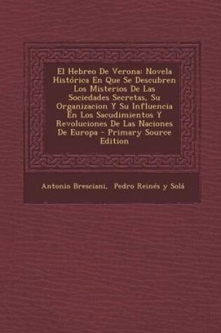 Cover of El Hebreo De Verona