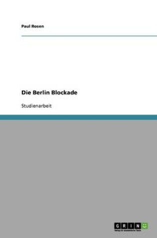 Cover of Die Berlin Blockade