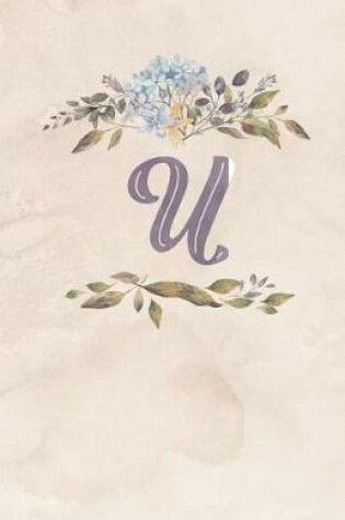 Cover of Vintage Floral Monogram Journal - U