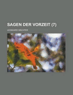 Book cover for Sagen Der Vorzeit (7 )
