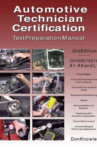 Cover of Automotive Technician Certification Prep Manual
