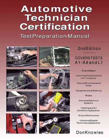 Book cover for Automotive Technician Certification Prep Manual