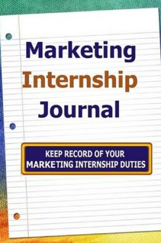 Cover of Marketing Internship Journal