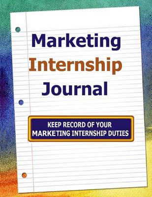 Book cover for Marketing Internship Journal