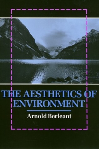 Cover of The Aesthetics of Environment