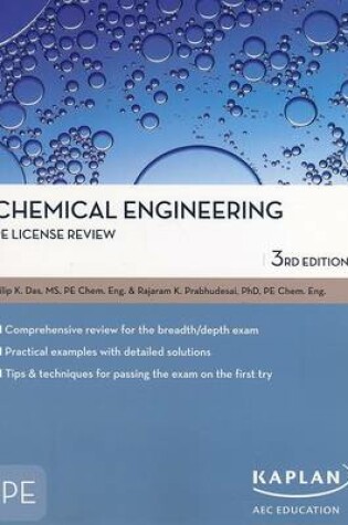 Cover of Chemical Engineering PE License Review