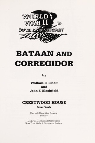 Cover of Bataan and Corregidor