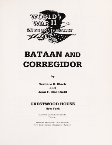 Cover of Bataan and Corregidor