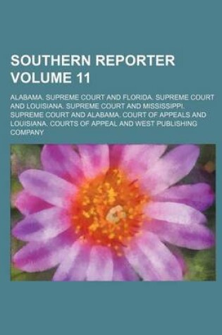 Cover of Southern Reporter Volume 11