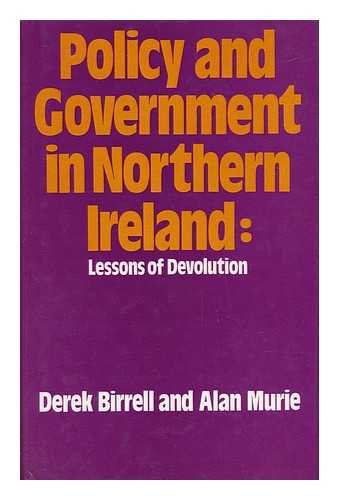 Book cover for Policy and Government in Nothern Ireland