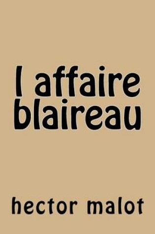 Cover of l affaire blaireau