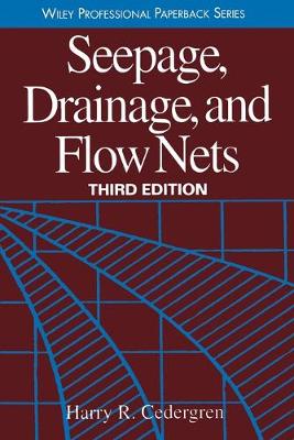 Cover of Seepage, Drainage & Flow Nets 3e