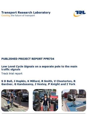 Book cover for Low level cycle signals on a separate pole to the main traffic signals