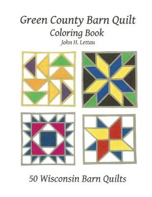 Book cover for Green County Barn Quilt Coloring Book