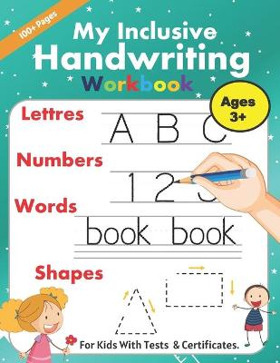 Book cover for My inclusive handwriting workbook