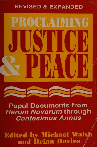 Cover of Proclaiming Justice & Peace