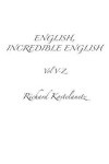 Book cover for English, Incredible English Vol V-Z